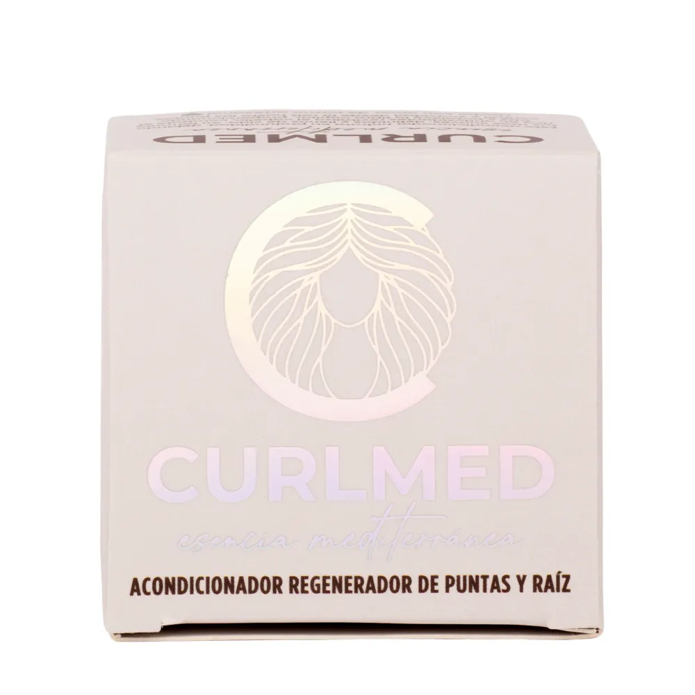 CurlMed Acondicionador Sólido Regenerador Puntas y Raíz Té Matcha 80g - Imagen 2